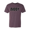 thumbnail image 2 of Wild Bobby, Classic Daddy Dad, Father's Day, Men Premium Tri Blend Tee, Vintage Purple, Small, 2 of 4