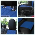 thumbnail image 5 of For 2020-2024 Jeep Gladiator FH Group Neoprene Waterproof Custom Fit Car Seat Covers - Rear Set Blue, 5 of 5