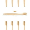 thumbnail image 3 of SUPVOX 8PCS Bamboo Toothbrush Natural Wooden Eco-Friendly Toothbrush with Bristles, 3 of 8