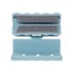 thumbnail image 1 of Trampa de pelo reutilizable para pared de ducha, colector de pelo para protector de drenaje, recogedor de pelo de silicona para bañera de baño (azul) ER, 1 of 4