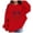 #10 Red, variant on Kogui Trendy Casual Hooded Sweatshirt For Girls, Comfort Fit Unique Halloween Graphic Print, Holiday Daily Matching Tops (Green, 7-8 Years)