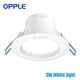 thumbnail image 1 of OPPLE 3W Downlight LED Iluminación de ángulo de 120 grados Control de interruptor de par Abanopi luz, 1 of 5