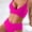 JY490RO, variant on Top-kevin Women's High Waisted Bikini Sets Push Up Twist Front Spaghetti Straps Ruched Two Piece Swimsuit Bathing Suit