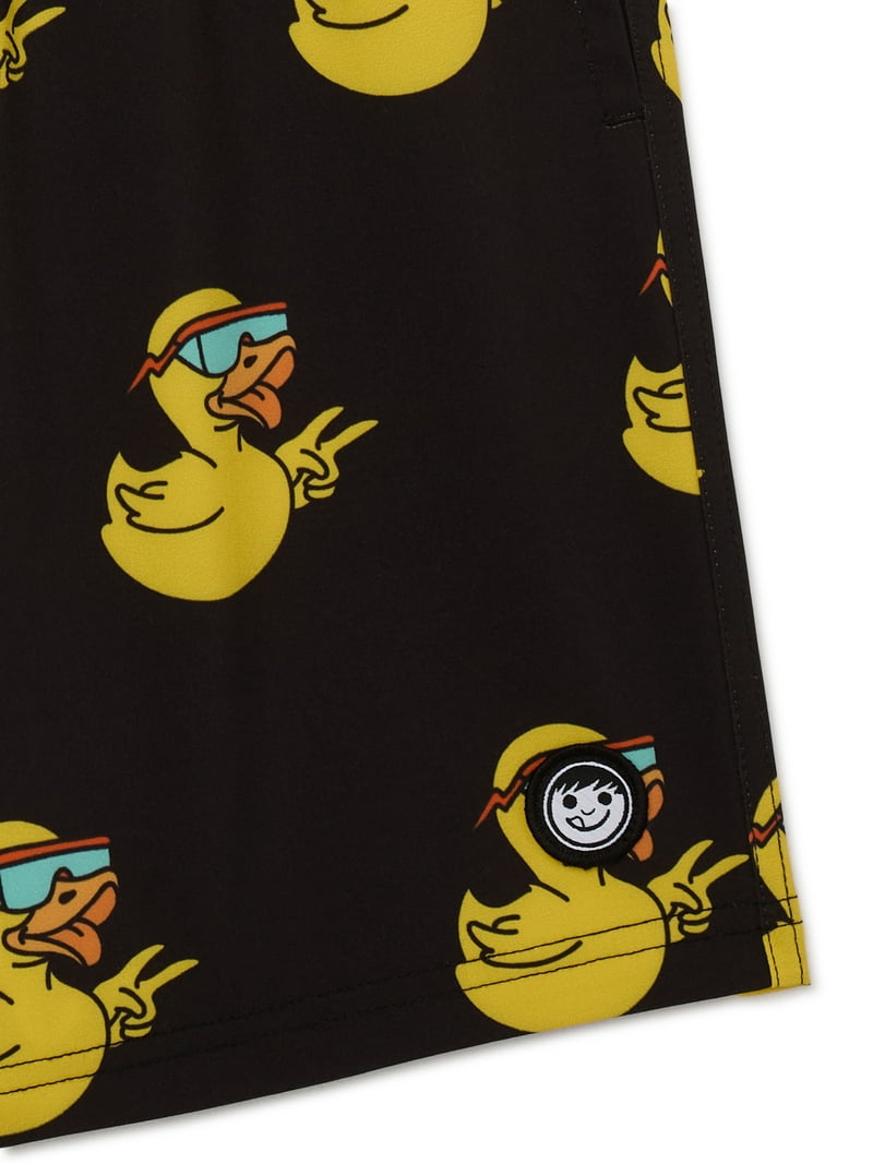 Neff Boys Ducky Chill Swim Shorts - Polyester/Spandex Blend