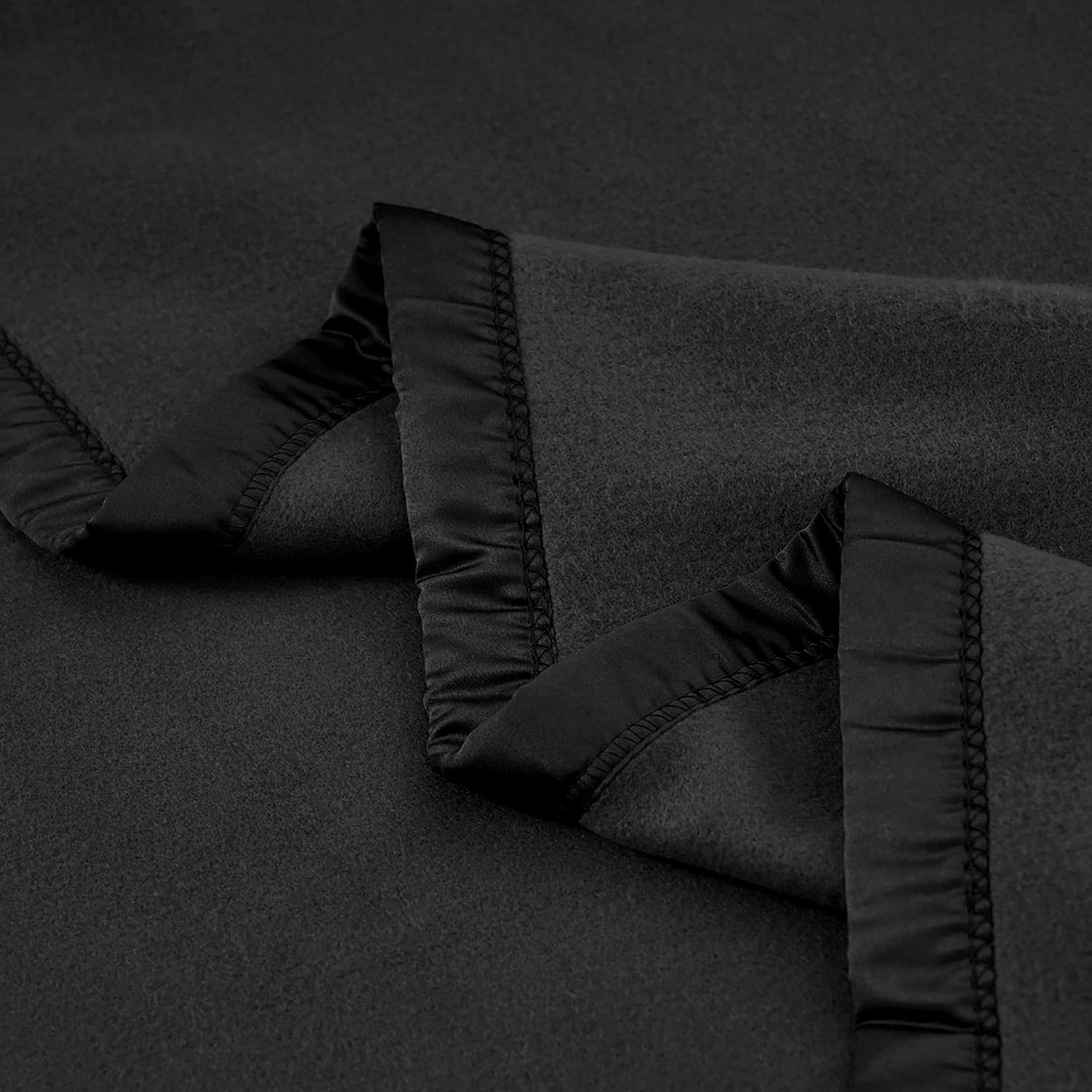 JML Cozy Soft Fleece Throw Blanket With Satin Binding Edges,Throw Blanket for Couch & Sofa,50"x60"