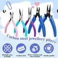 thumbnail image 5 of 5 Pcs Superb Jewelry Pliers Set, Jewelry Making Supplies Includes Round, Chain, Needle, Bent & Zipper Jewelry Pliers for Repair, Wire Wrapping & DIY Crafts, 5 of 8