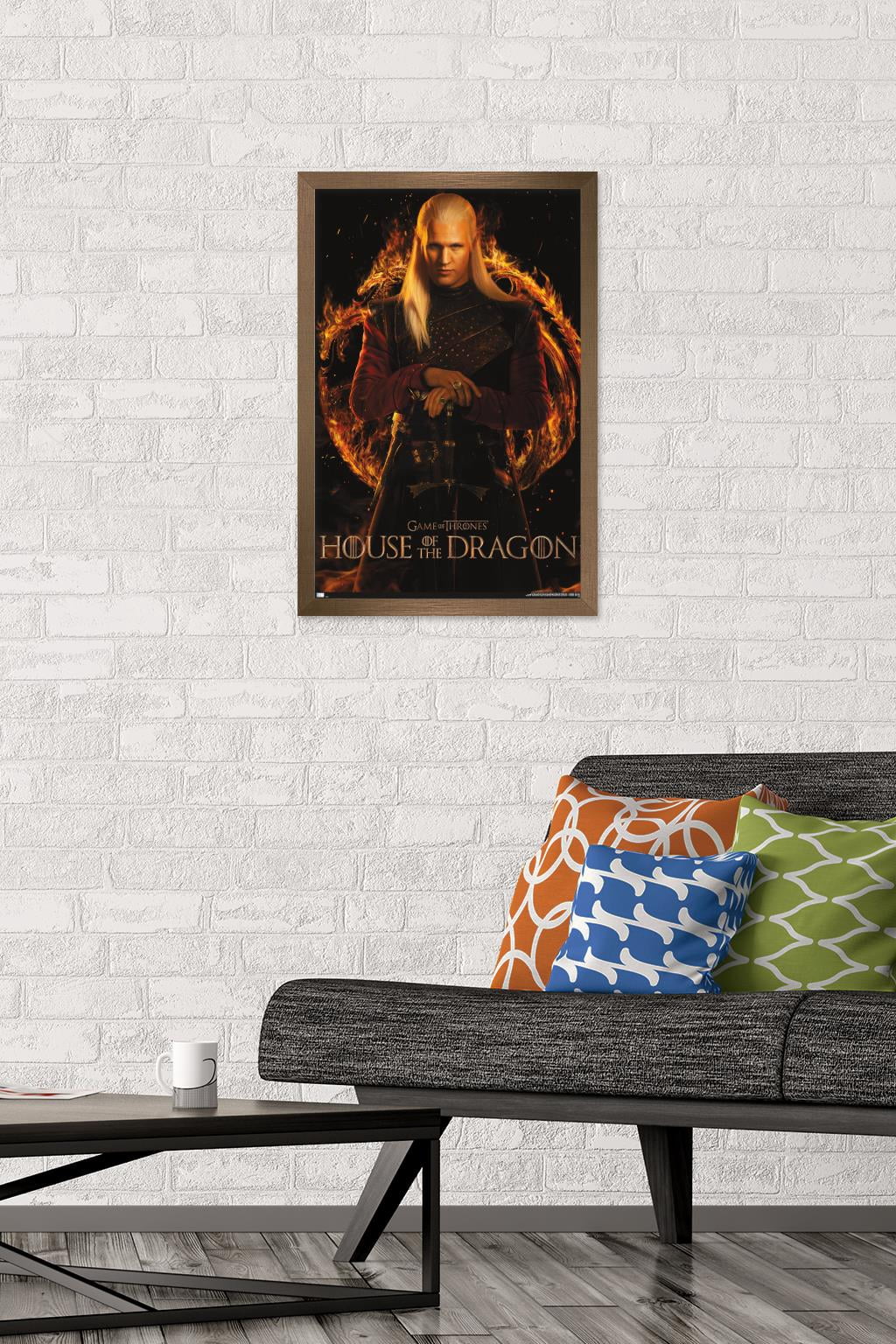 House of the Dragon - Daemon One Sheet Wall Poster, 14.725" x 22.375" Framed