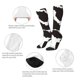 thumbnail image 3 of Fotbe Cow Skin 2 Calcetas Divertidas Estampadas para Hombre y Mujer, Calcetas de Algodón hasta la Rodilla para Caminar, Correr, Enfermería y Embarazo, 3 of 6