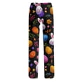 thumbnail image 5 of Wutalume Women's Loose Casual Pants, Easter Print Soft Relaxed Fit Trousers for Spring Holiday Vacation,Great for Travel and Family Gatherings,Black S, 5 of 6