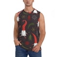 thumbnail image 2 of Picia Cute Christmas Gnomes mens Cotton Tank Undershirts , Moisture-wicking Ribbed Tanks, Lightweight Cotton Tank Undershirts-X-Large, 2 of 8