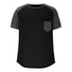 thumbnail image 5 of Camisetas de Verano para Hombres, Moda Casual, Cuello Redondo de Color Sólido, Pantalones Cortos para Hombres, 5 of 8