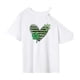 thumbnail image 5 of Camiseta con hombros descubiertos para mujer, camiseta, ropa, cuello redondo, camisetas de verano, manga corta XL, 5 of 8
