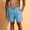 Light Blue, variant on Viadha Mens Casual Shorts Elastic Waist Drawstring Lightweight Shorts Stretch Summer Beach Shorts for Men with Pockets