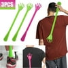 3pcs Shoe Horn Back Scratchers, TSV Plastic Long Handle Back Massagers for Men Women, Random Color