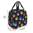 thumbnail image 2 of Pofeuu Owls And Hearts Print Lunch Bag Lunch Box Large Capacity Insulated Lunch Bag for Adult, Leakproof Reusable Lunch Tote Bags for Work, 2 of 5