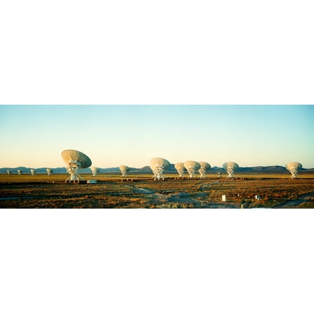 - Radio Telescopes in a field Very Large Array National Radio Astronomy Observatory Magdalena New Mexico USA Poster Print