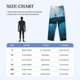thumbnail image 4 of Daiia Ocean Dolphin Fish School Print Men's Sleep Pant with Pockets and Drawstring,Pajama Pants-Medium, 4 of 6