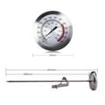 thumbnail image 5 of Raindrops Meat Cooking Thermometer 23cm with Precision Probe for Accurate Kitchen and Grill Use 1Pc Silver, 5 of 8