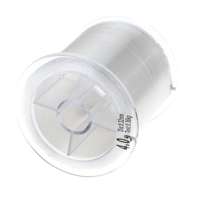 2 Pcs 500 m 0,32 mm Fil de Pêche en Nylon Monofilament Résistant Transparent
