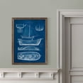 thumbnail image 4 of Antique Ship Blueprint II - Barnwood Framed Canvas - 17 x 20 - Walnut, 4 of 4