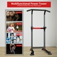 thumbnail image 4 of Wesfital Power Tower Pull Up Bar, Pull Up Bar Station Workout Dip Station Height Adjustable Strength Training Equipment 330lbs Weight Capacity, Black, 4 of 8