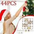 thumbnail image 4 of NWOKYZGH 44pcs Christmas Ball Ornaments, Christmas Ball Ornaments Set for Christmas, Holiday, Wreath & Party Decorations, with Hanging Loop, 4 of 6
