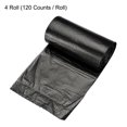 thumbnail image 4 of Small Trash Bags for Mini Desktop Cans in Home, Kitchen, Office Use Black, 4 of 5