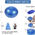 thumbnail image 3 of BESTSKY 2026 New Mini Exercise Ball 9Inch Small Bender Ball for Stability Barre Pilates Yoga Core Training and Physical Therapy Exercise Equipment for Back Inner Thigh and Balanced Body (2 Pack), 3 of 6