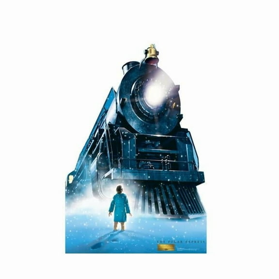 69 x 46 in. The Polar Express Train - Cardboard Standup
