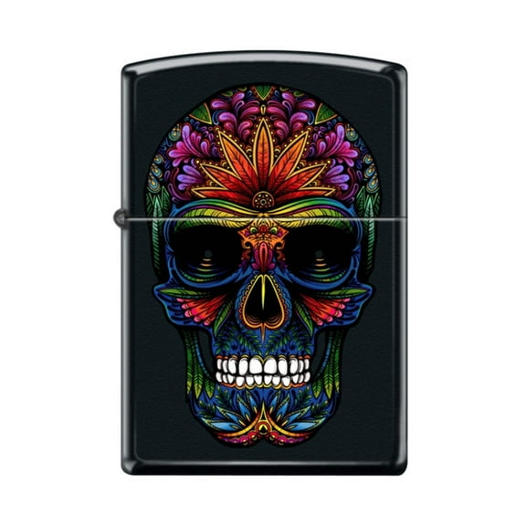 Zippo Lighter - Tropical Sugar Skull