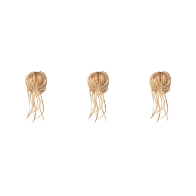 Seitruly Extensión de cola de caballo de fibra fácil de usar, peluca de moño para mujer de pelo rizado innovadora y de moda 26H613 Type1 NO1
