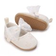 thumbnail image 5 of Yoyauz Baby Girl Mary Jane Shoes Anti Slip Rubber Sole Ballet Slippers Princess Dress Wedding Shoes Newborn Kids Shoes Toddler Shoes（0-12 Month）, 5 of 6