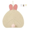 thumbnail image 1 of TIELUTT Cat Scratcher Cute Sisal Cat Scratcher Mat Cute Cat Scratcher Rabbit Shaped Wall Mount Double Line with Swivel Dog Bike Trailer Aluminum Accessory Dog Dog Accessories Store For Small Dogs, 1 of 7