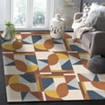 thumbnail image 5 of Area Rug 5'x8' Art Decor Mid-Century Modern Abstract Geometric Multi Color Washable Area Rugs Non Shedding Floor Carpet Rubber Backing Non-Slip Indoor Mats for Living Room Bedroom Kitchen, 5 of 8