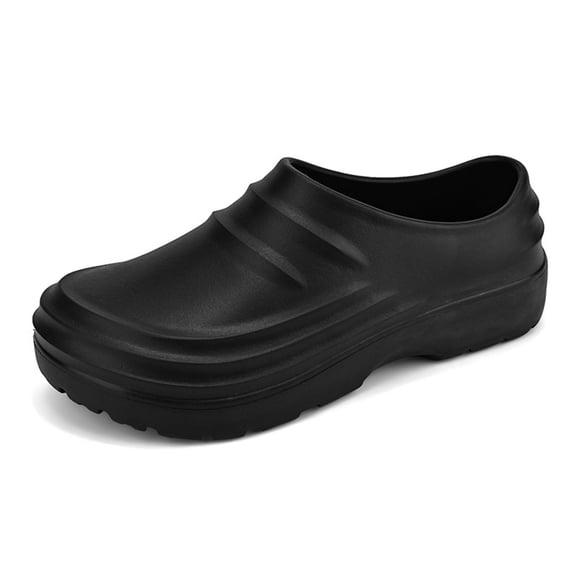 Xiaoxatg Non Chef Clogs Kitchen Work Shoes For Men And Women Durable Comfortable Restaurant Footwear Supportive Design 10 Black
