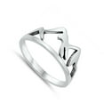 thumbnail image 4 of Nature Mountain Range Hiking Winter Ring 925 Sterling Silver Band Jewelry Female Male Unisex Size 7, 4 of 4