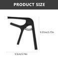 thumbnail image 2 of GOOHOCHY Acoustic Guitar Capo Black Plastic Steel 1Set Professional Performance, 2 of 8