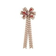 thumbnail image 5 of 4th of July Flag Bow, Red White Blue Star Print Ribbon Knot Hanging Decor for Independence Day Party and 4th of July Celebration,July 4th Decorations, 5 of 6