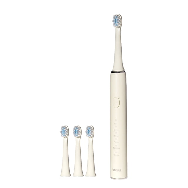 USB Charging Toothbrush, Toothbrush With 4 Brush Heads, Smart 5 Modes Timer Toothbrush IPX7 Water Proof