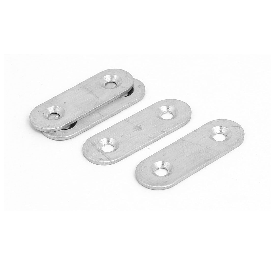 47mmx16mmx2mm Stainless Steel Flat Mending Repair Plates Brace Connector 4pcs
