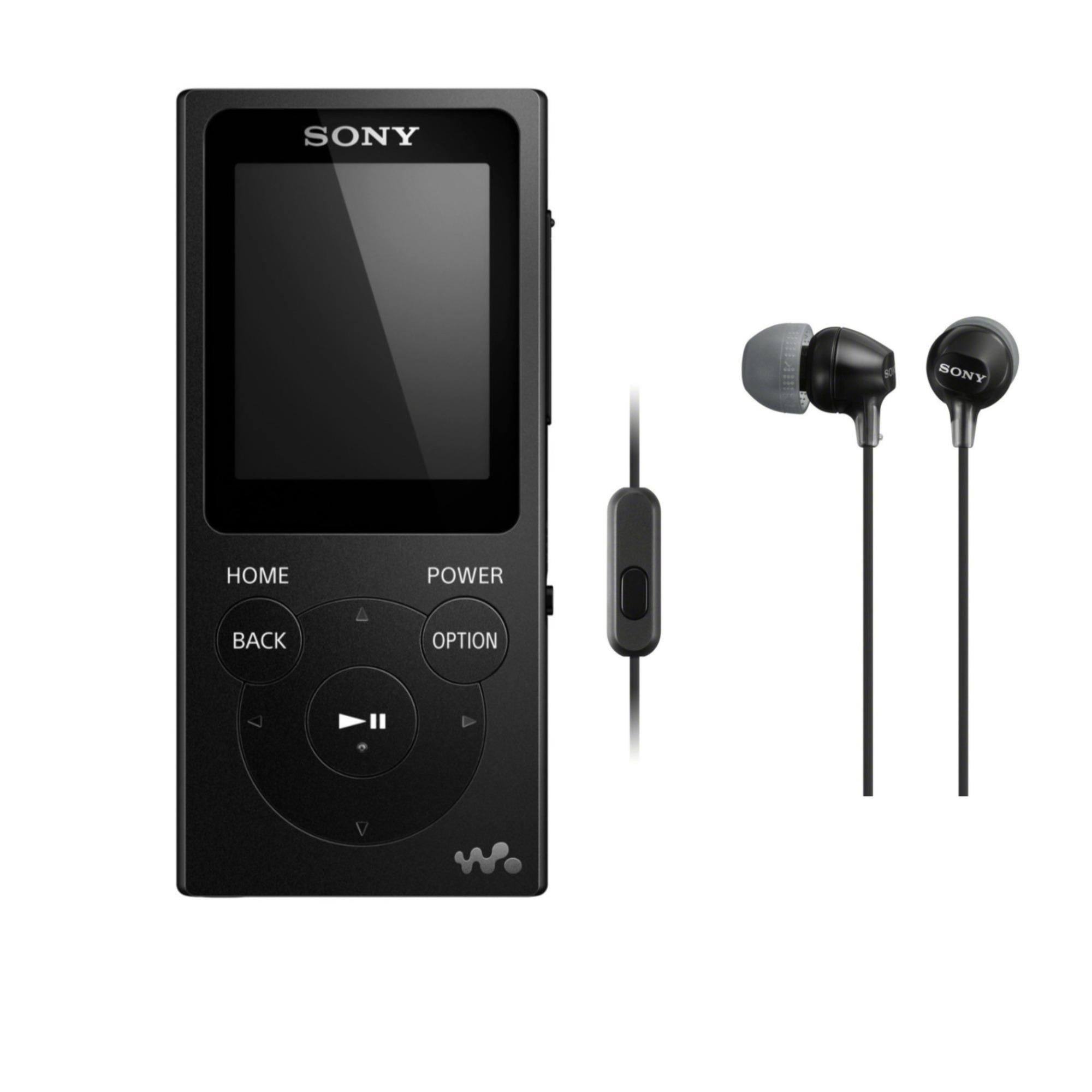 Person med ansvar for sportsspil gødning Prestige Sony Walkman 8GB MP3 Player with LCD Display, Black, NWE394B_K2 -  Walmart.com