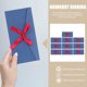 thumbnail image 4 of unbranded 10Ud Sobres Para Invitaciones En Papel Kraft Azul Con En Lazo Y Textura Premium, 4 of 6