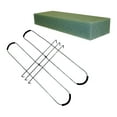 thumbnail image 3 of Headstone Flower Saddle with Floral Foam Decorations for Cemetery Patio Lawn, 3 of 8