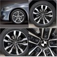 thumbnail image 3 of 4 Pcs Auto Wheel Center Caps for BMW 68MM Rim Center Caps Wheel Center Badge Shape Decoration Accessories black, 3 of 5