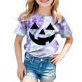 thumbnail image 5 of Futezty Halloween Shirt for Toddler Boy Girl Tie Dye Short Sleeve Tshirt Pumpkin Face Graphic Clothes Tee Tops Halloween Shirts for Kids 12M-13T, 5 of 5