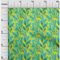 thumbnail image 1 of oneOone Cotton Cambric Yellow Fabric Leaves Quilting Supplies Print Sewing Fabric By The Yard 56 Inch Wide, 1 of 4
