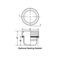 thumbnail image 2 of Caplugs ASP-12 Threaded Aluminum Caps Threaded Fittings, 2 of 2