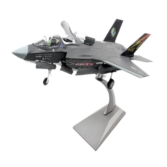 Kuntesetty 1/72 Scale F35 B Fighter Jet Model Aircraft Model Gift Ornament Simulation Alloy