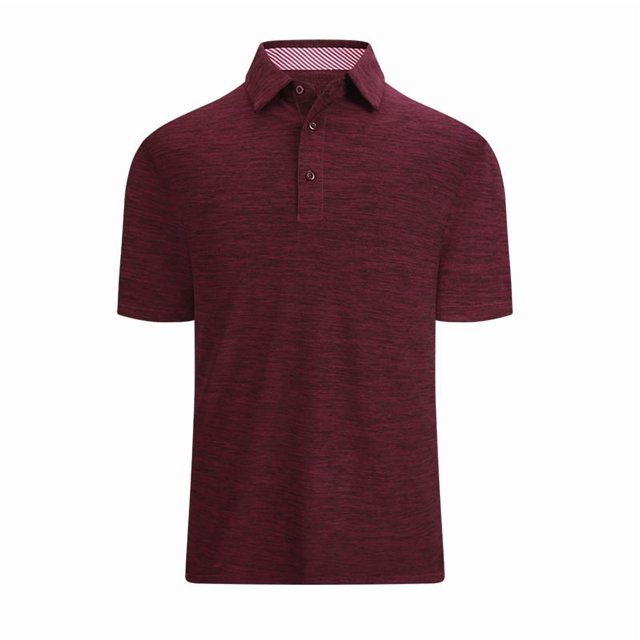 Camisa de golf Vando para hombre, polo informal de manga corta de secado rápido y absorbente de humedad para hombre