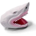 thumbnail image 1 of Shark World Hand Puppets Soft Rubber Realistic Shark Finger Puppets Theaters Toy for Kids, 1 of 5